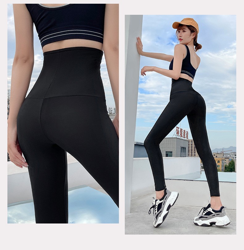 网红bu十倍暴汗裤健身瘦腿收腹骑行收腹女瑜伽裤瘦身裤高腰收腹裤爆汗