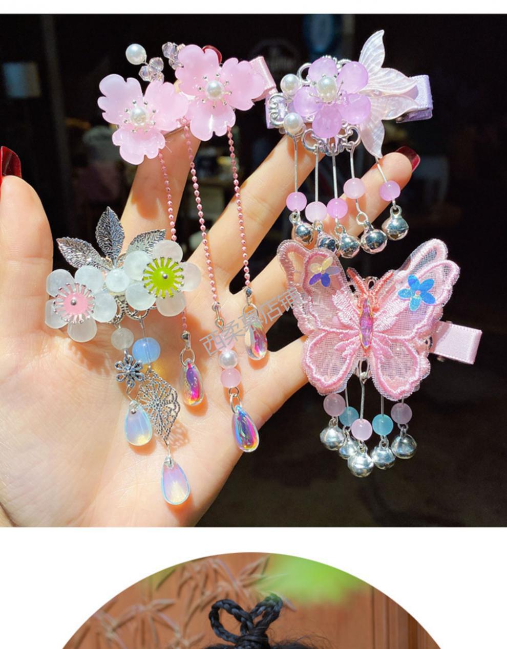 古风汉服头饰儿童女童宝宝公主古代精致发夹发卡超仙古装头饰发饰 13