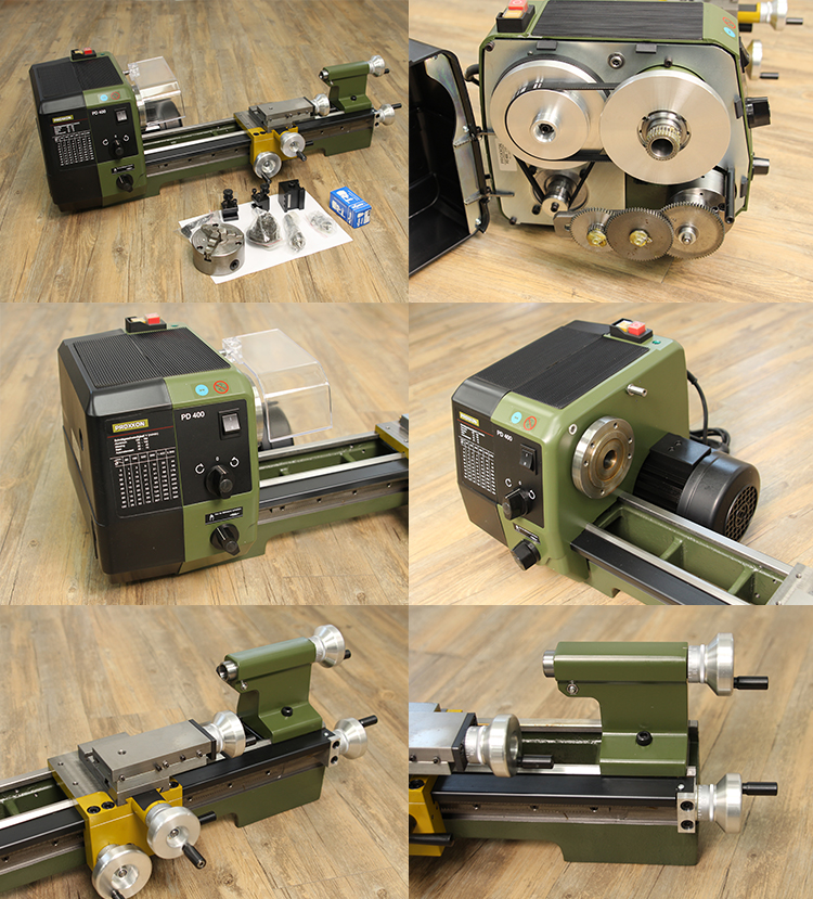 proxxon精密车床微型车床多功能小型家用小车床pd400 no24400