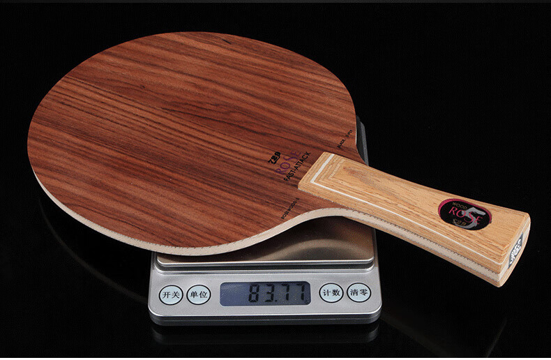 黑檀7底板友谊729玫瑰5玫瑰7乒乓球拍57乒乓球拍手工粘拍玫瑰5横拍单