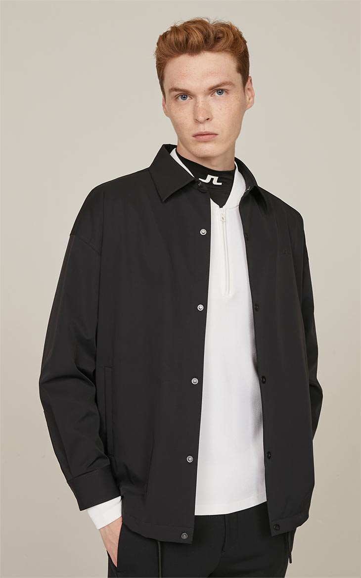 jlindeberg金林德伯格秋冬新款休闲运动潮流商务翻领外套夹克男