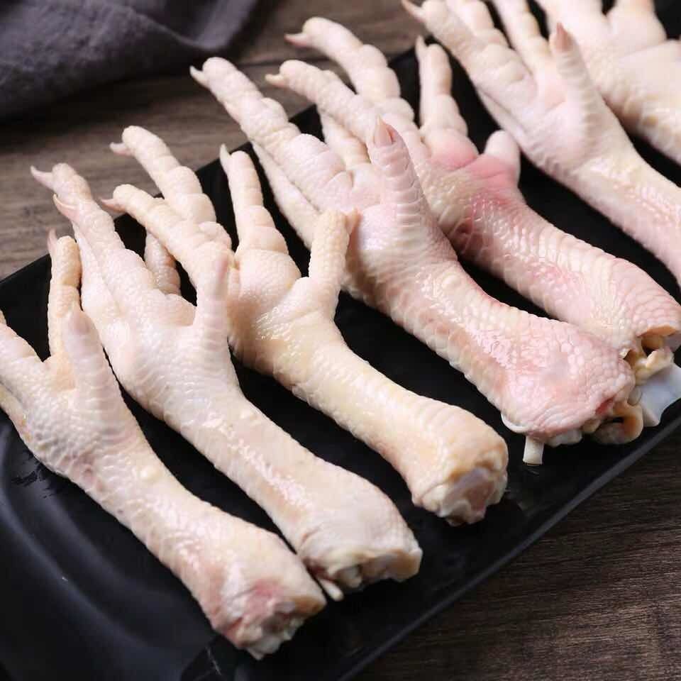 大个4斤装鸡爪子生冷冻泡椒新鲜生鲜整箱鸡脚凤爪商用丽鲜玫4斤大鸡爪
