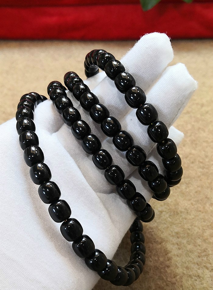 豪珠蒂王级丨老型桶全手工原生态印尼老椰蒂108佛珠念珠长串手链蒂王