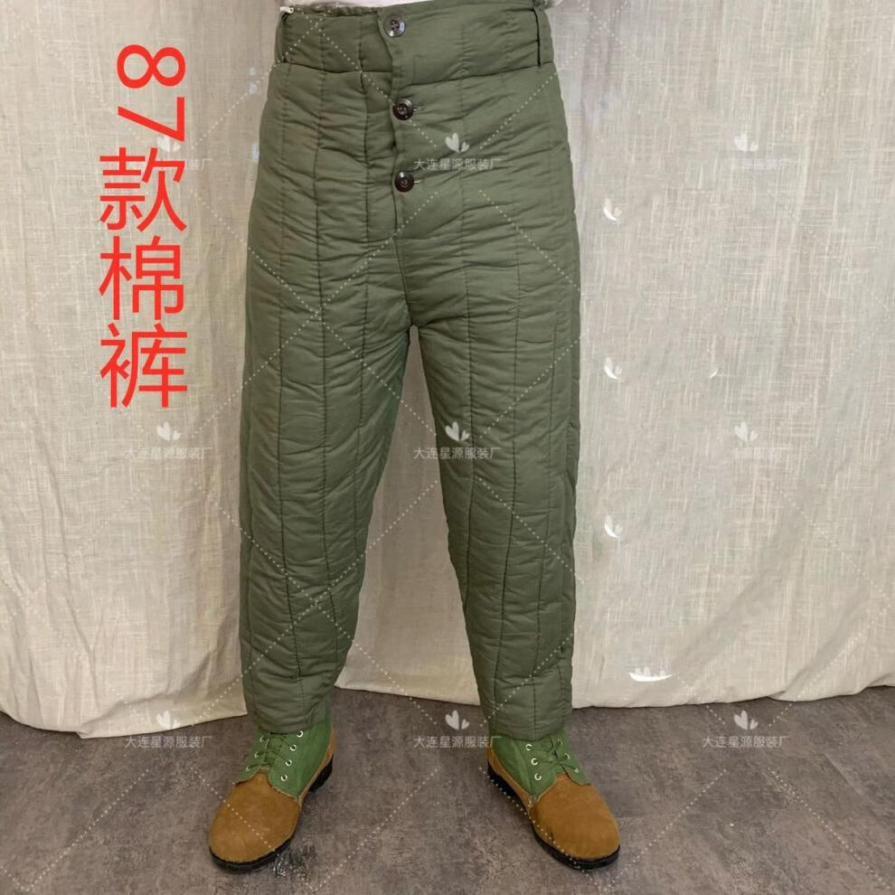 军棉袄老式87潜艇棉工作服内胆保暖棉衣棉裤男女棉袄冷劳保军迷用87款