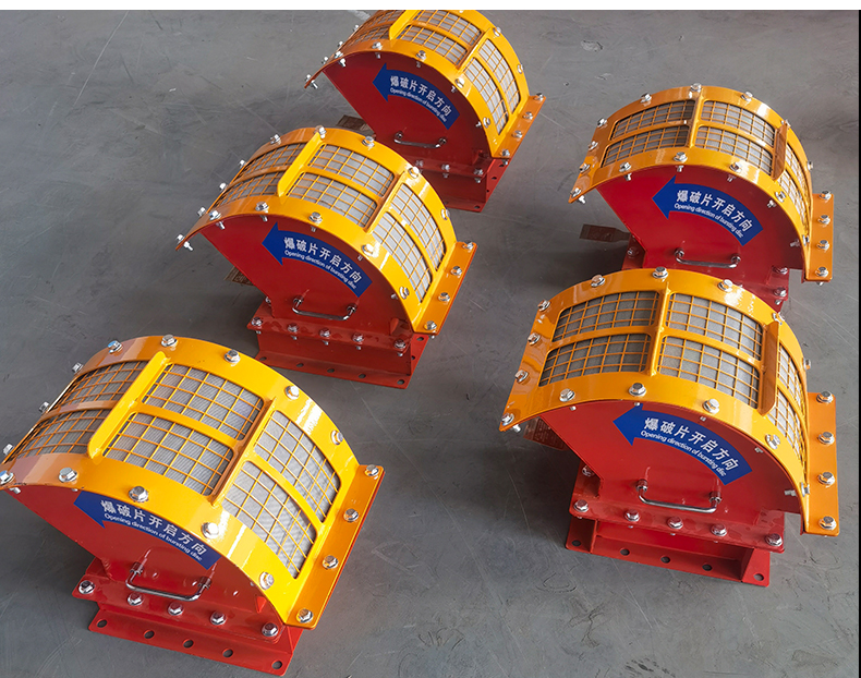 无焰泄爆泄压装置中央除尘无火焰泄放阻火器爆破片粉尘管道泄爆阀 310