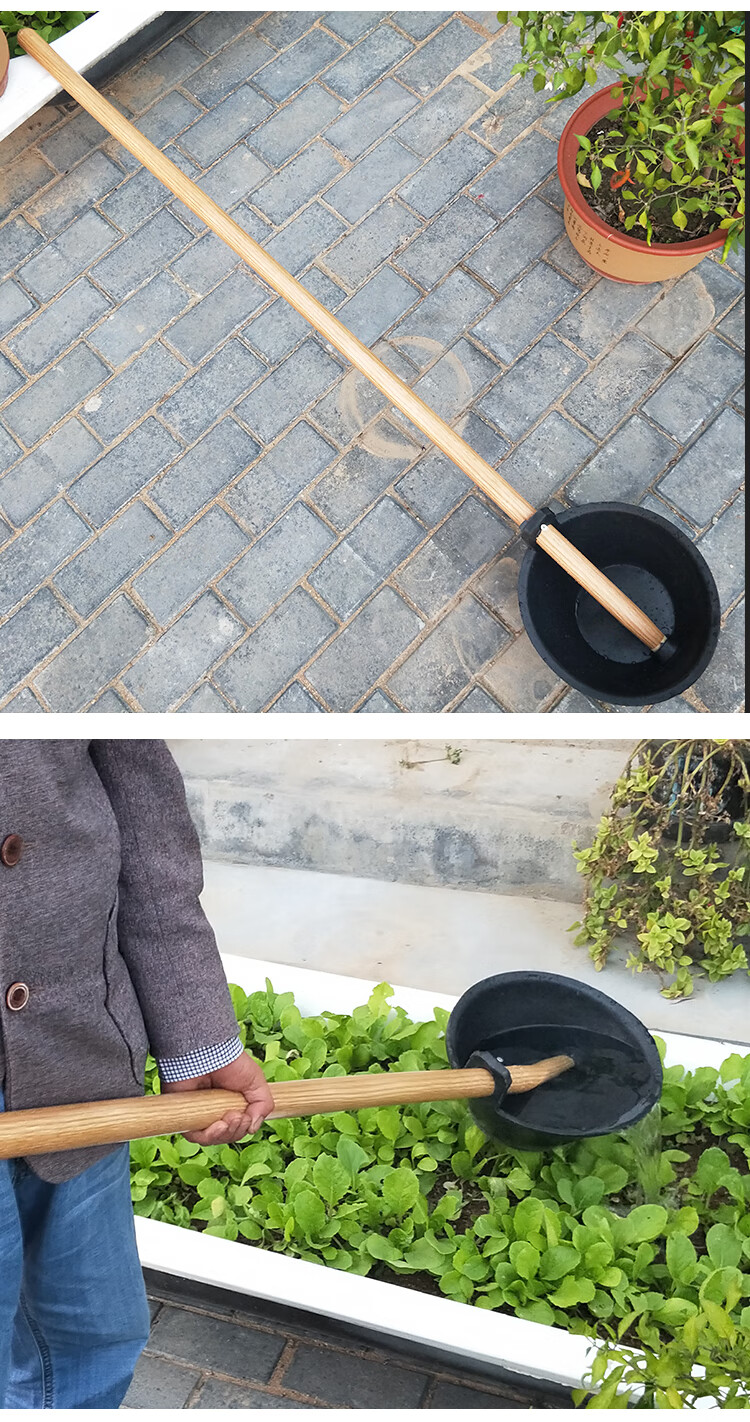 汐岩大粪勺长柄长把水勺水瓢浇花浇菜勺子塑料加长粪掏瓢粪瓢加厚老式