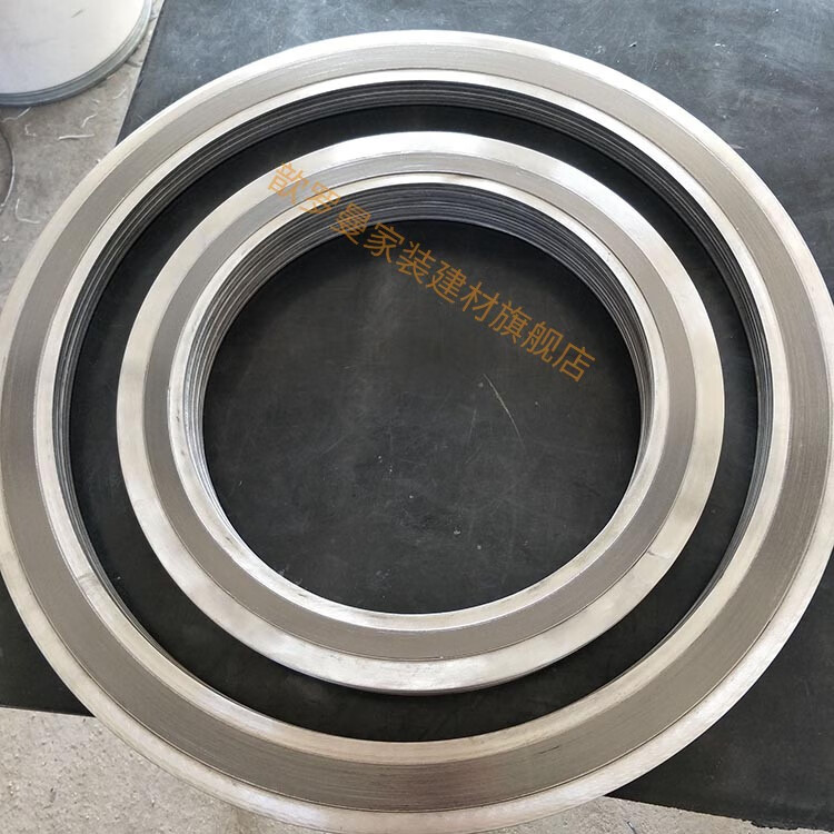 金属缠绕垫片耐高温高压不锈钢内外环型法兰密封圈石墨复合垫定制pn16