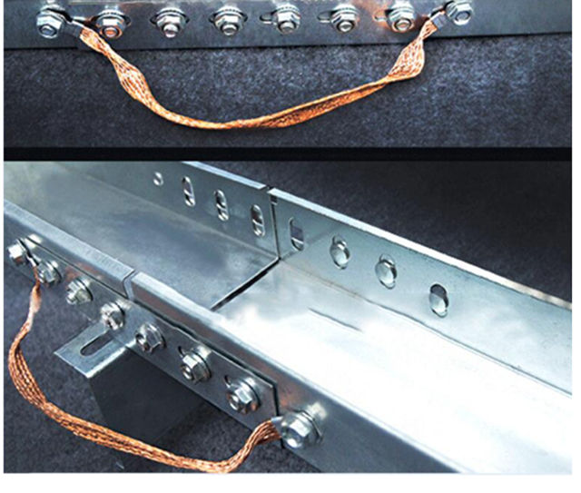 2546平方铜包铝桥架接地线铜编织带镀锡桥架跨接线100条包铜包铝4平方