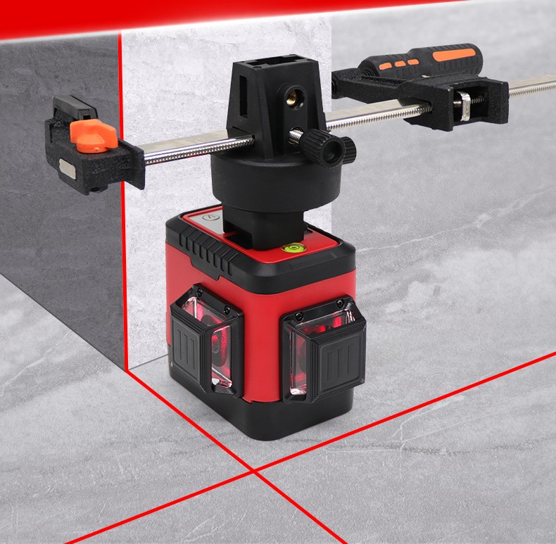 【超亮红光】dovoh度维 水平仪4线8线12线红外线砌墙神器贴砖墙地一体