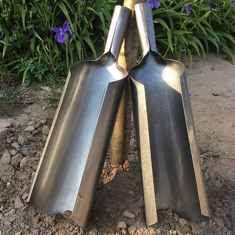 挖山药神器专用铲全钢工具半圆铁锹农用挖山药大洛阳铲套筒套铲 锰钢