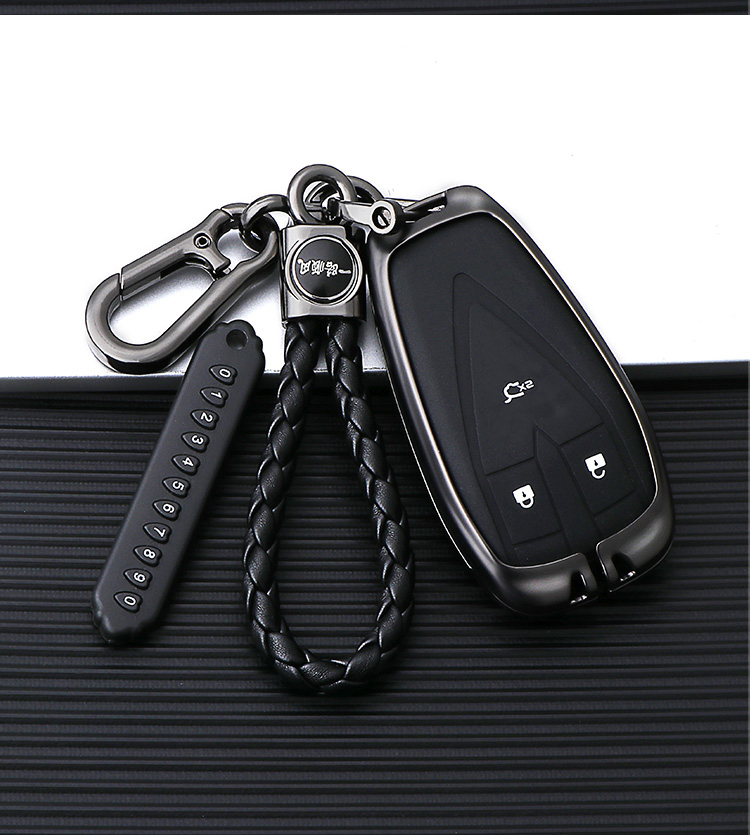 宅趣(zaiqu)20-21款长安cs55plus钥匙套蓝鲸版炫色型汽车保护壳扣全包