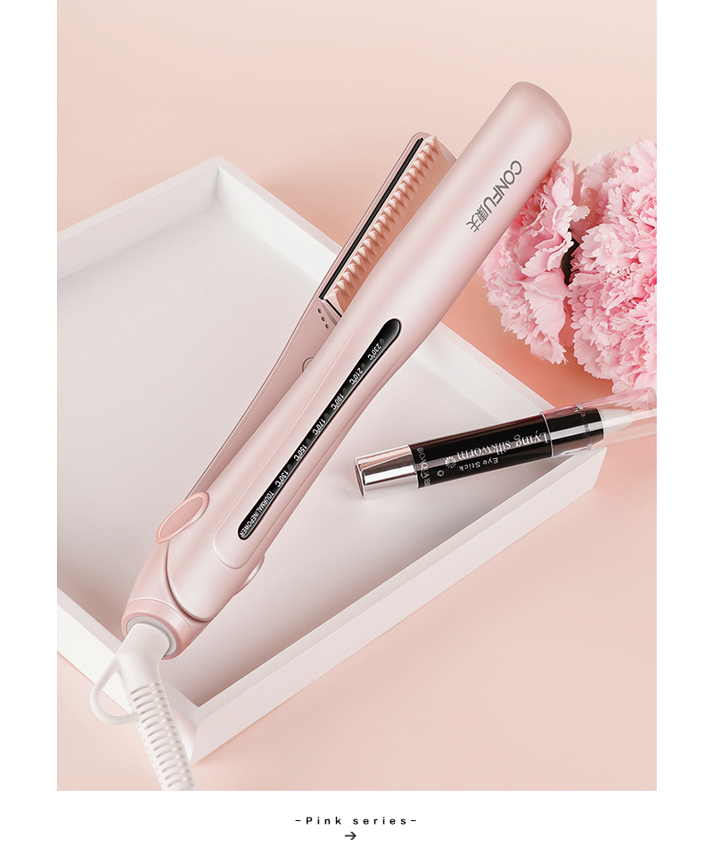 康夫蛋卷卷发棒蛋卷水波纹蓬松刘海女两用夹板拉直大卷发神器弧形夹板