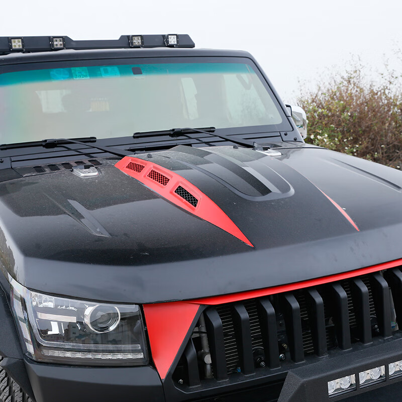 适用于北京bj40l改装引擎盖复仇者机盖 bj40 plus愤怒碳纤维机盖 愤怒