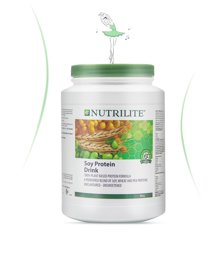 amway美国安利纽崔莱植物蛋白粉中老年孕妇儿童适用营养品蛋白质粉900