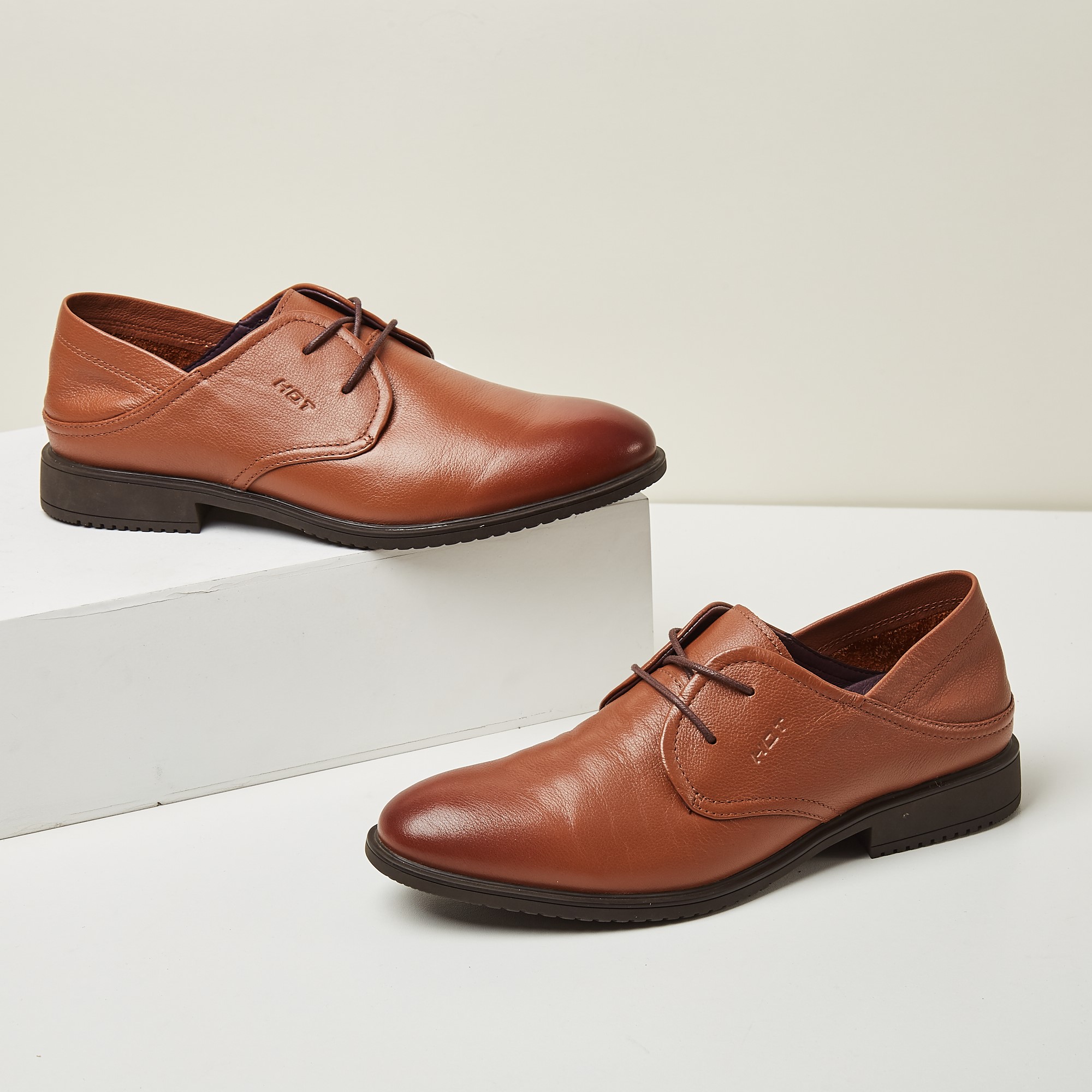 红蜻蜓透气简约商务休闲皮鞋软底软牛皮舒适男士单鞋a03311棕色38