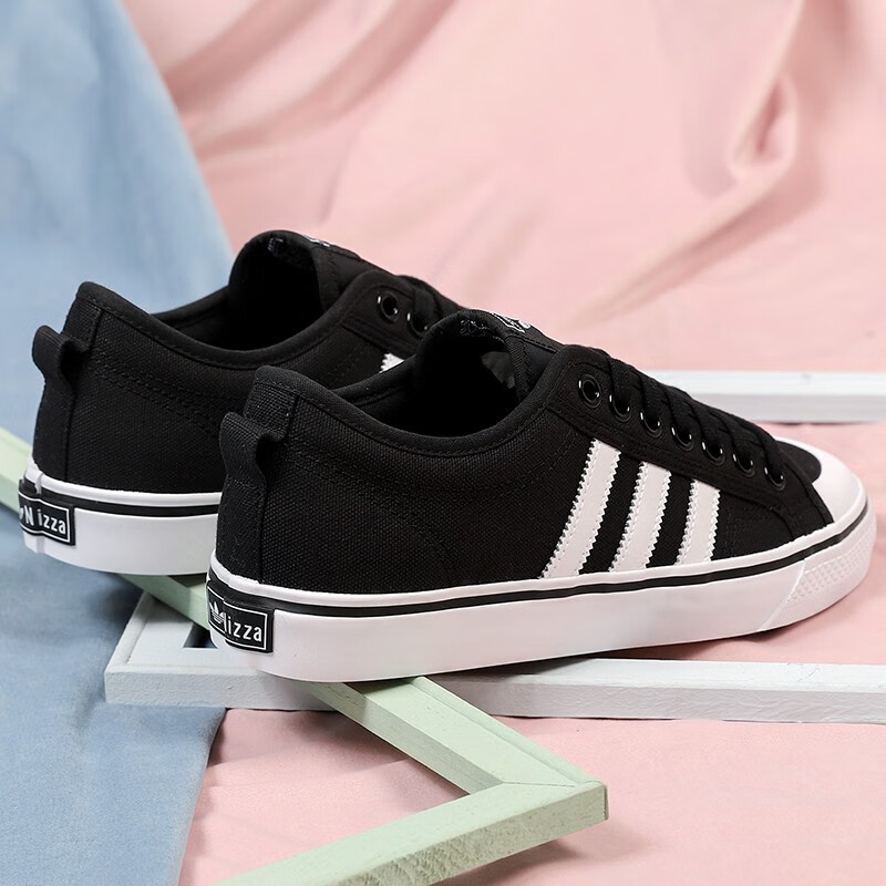 adidas阿迪达斯男鞋三叶草情侣鞋nizza男女同款中性运动休闲舒适帆布