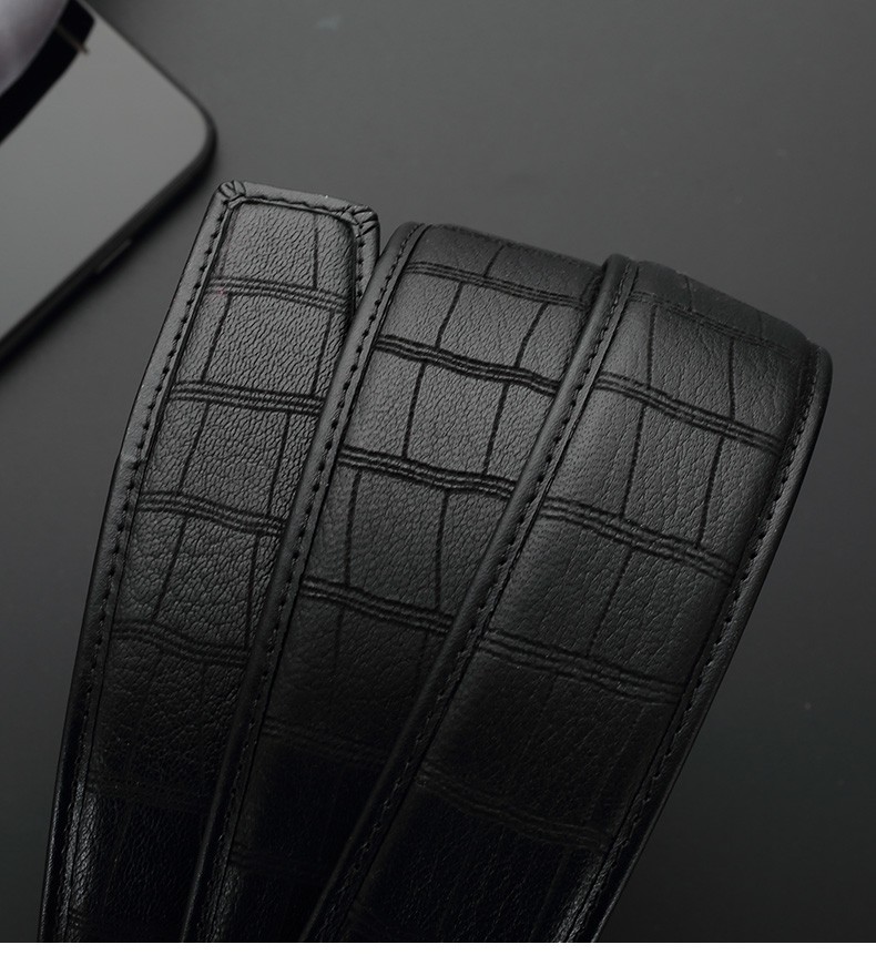 皮尔卡丹皮带男真鹿皮不锈钢自动扣商务休闲裤带时尚潮款精品腰带礼盒