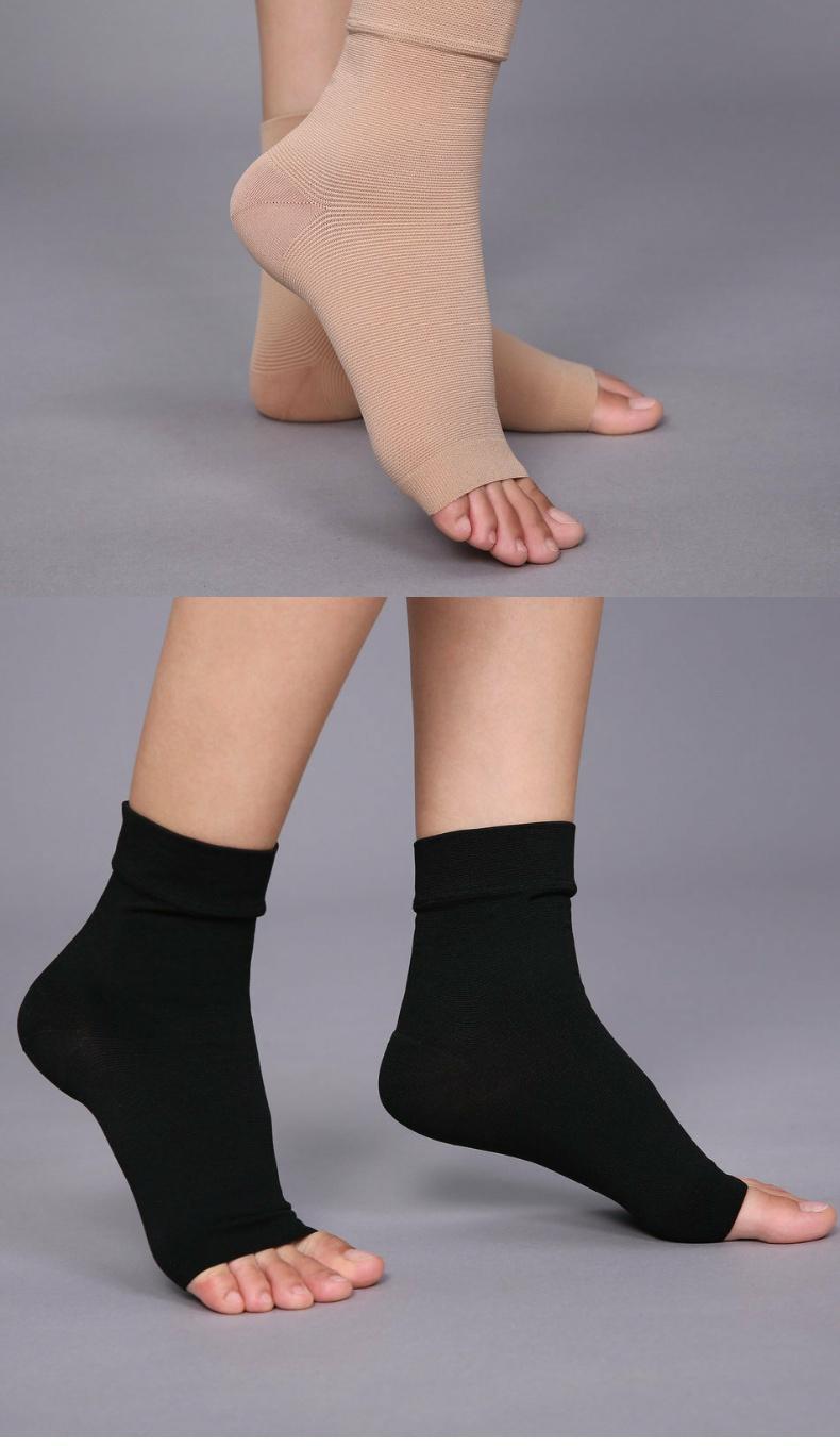 医用弹力袜护脚踝脚腕伤防护袜套烧烫伤疤痕静脉曲张孕妇压力绷带