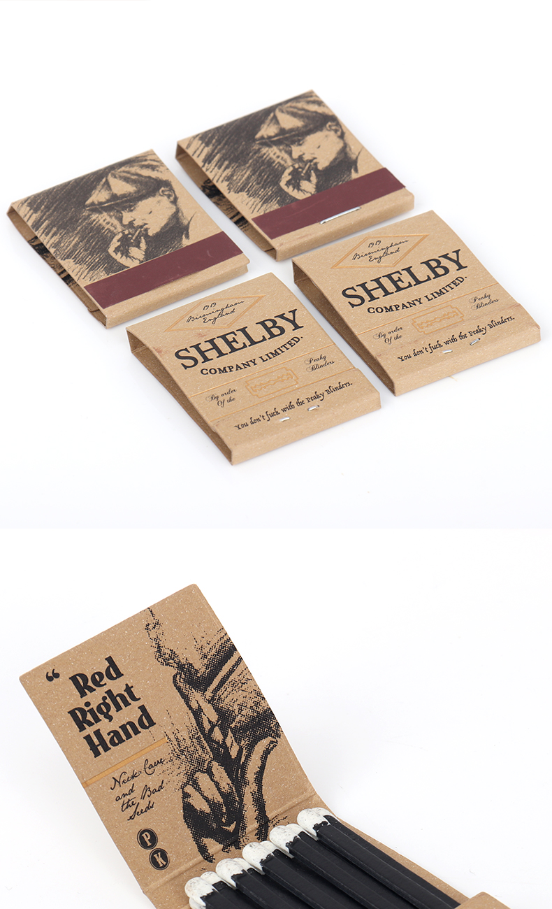 浴血黑帮火柴名爵浴血黑帮火柴老式爱与和平创意个性洋火剃刀党怀旧抖