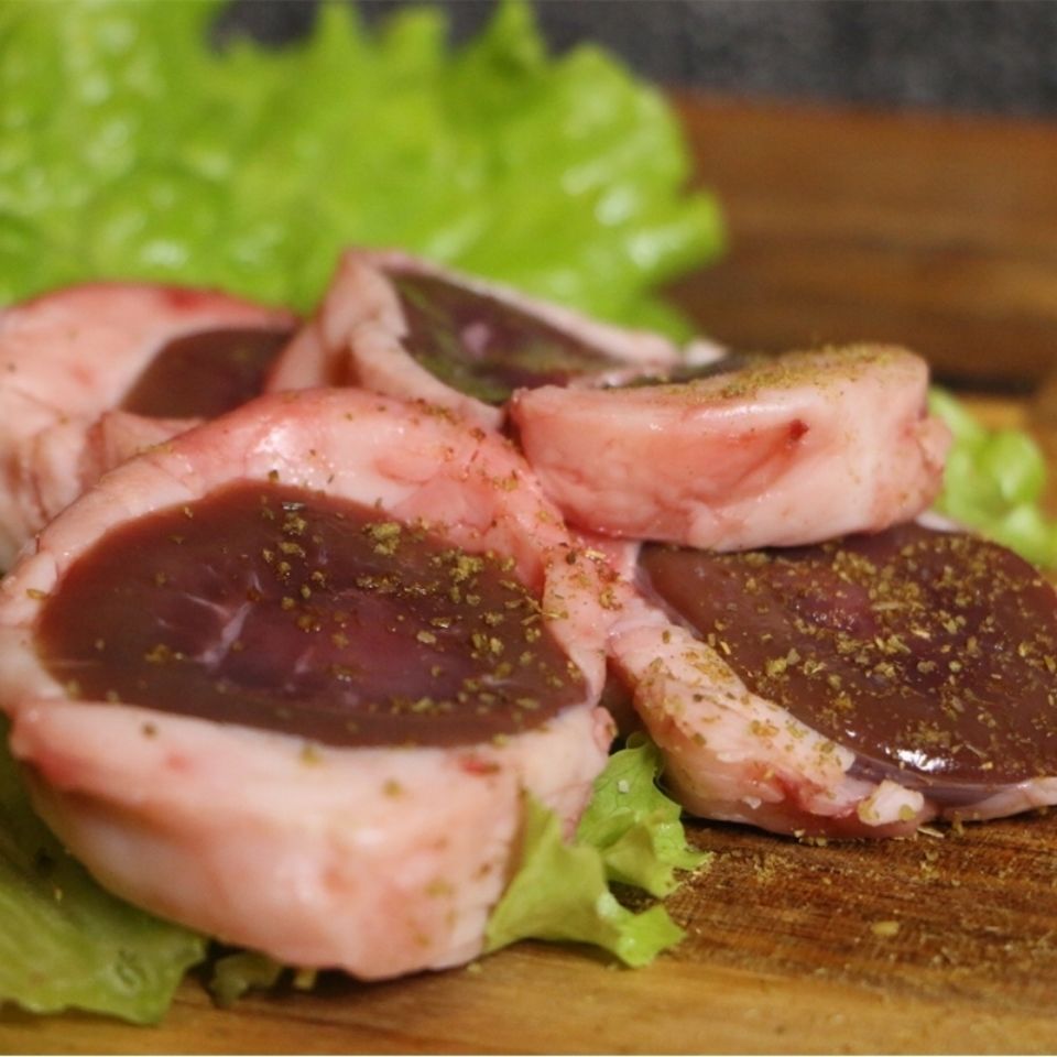 伟博清真新鲜冷冻油腰子羊油包牛腰羊腰风味烧烤专用5斤装约27个 10斤