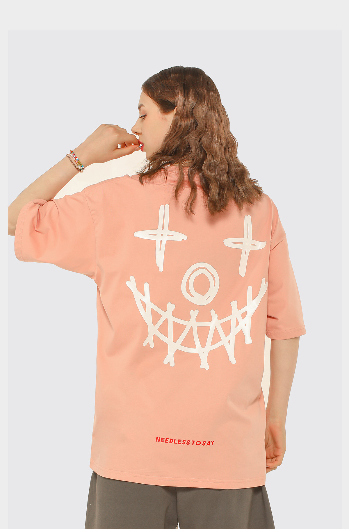 木盒里 insny小丑基础款印花短袖男宽松潮流情侣装国