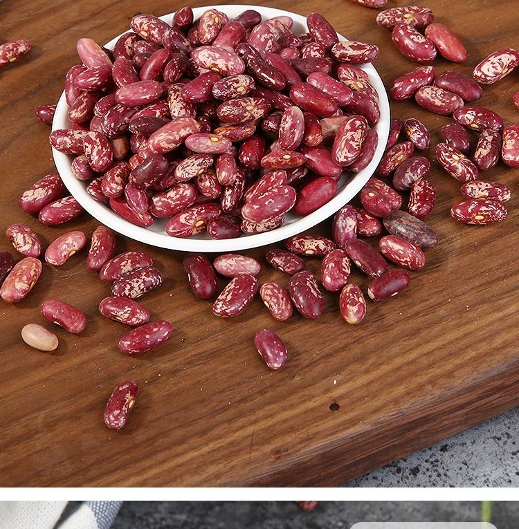 东北花芸豆花腰豆紫花芸豆芸豆批发东北大饭豆五谷杂粮2斤5斤新紫花