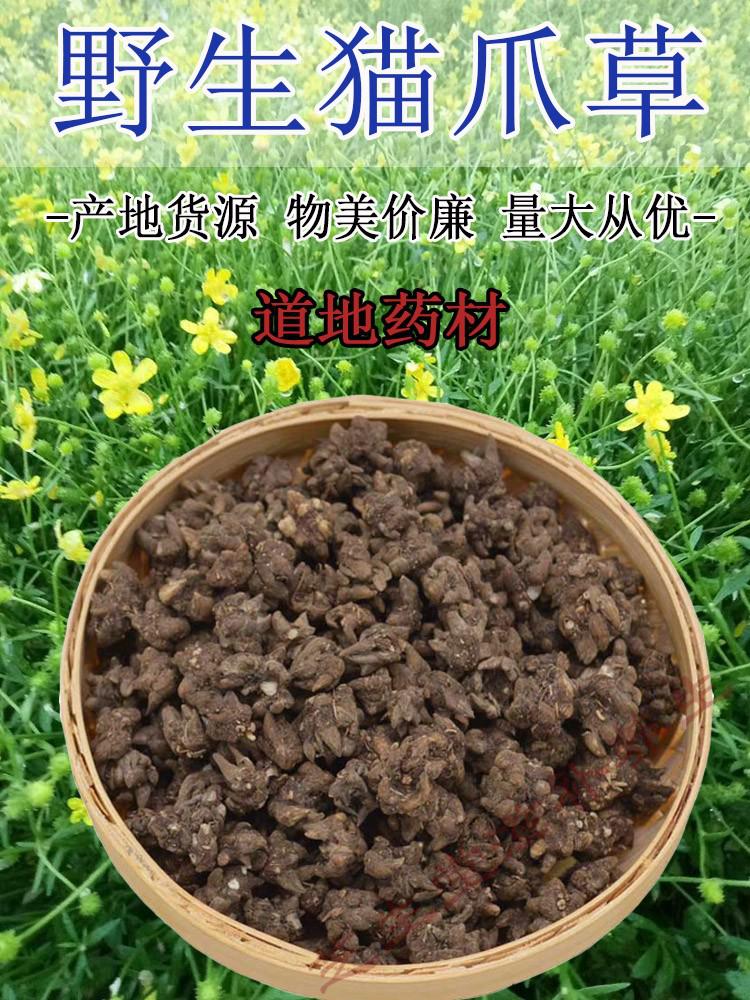 官方旗舰猫爪草新货猫抓草散结猫瓜草淋巴500g克图片色