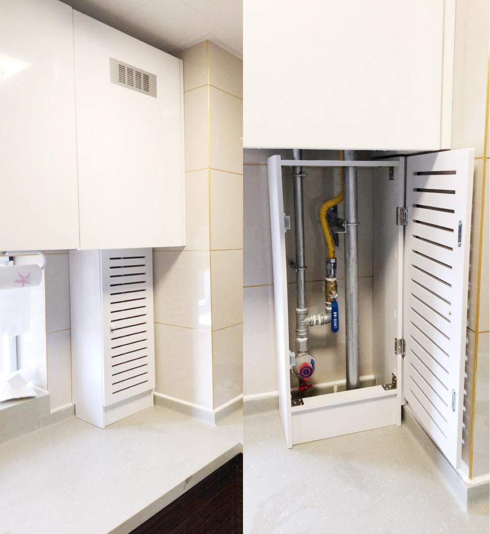 地暖分水器遮挡罩 分水器遮挡柜 管道箱煤气水管箱 煤气表箱 水表电表