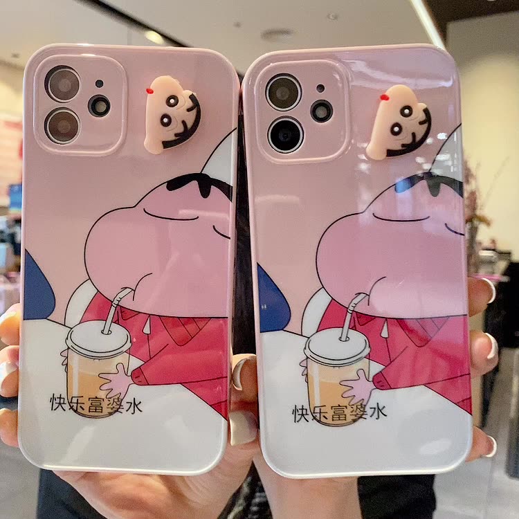 可旋转-蜡笔小新【快乐富婆水】 iphone13pro【图片 价格