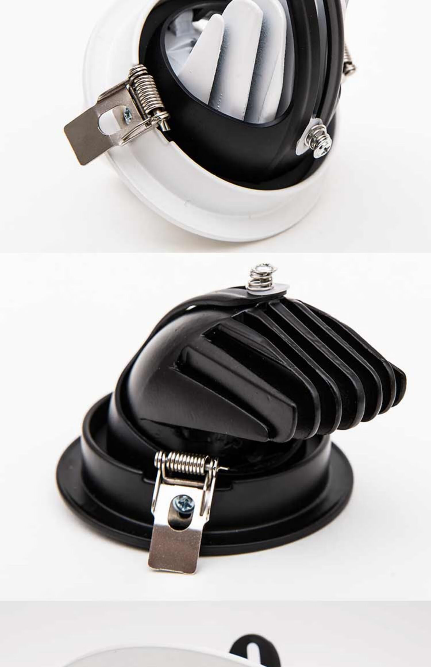 象鼻灯led射灯嵌入式服装店360度旋转式可拉伸缩玄关灯背景墙射灯默认