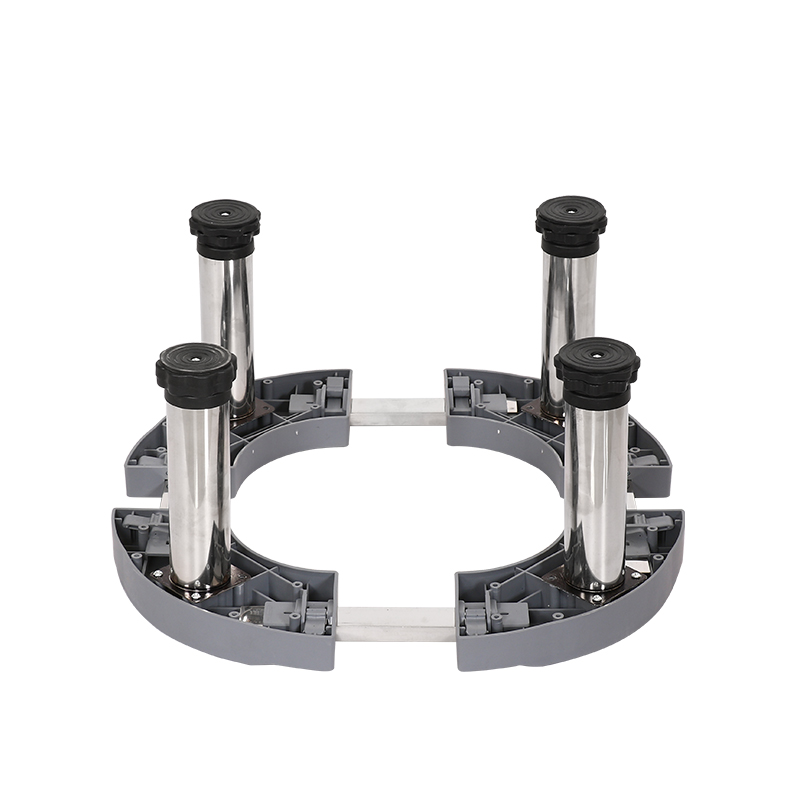 空调冰箱底座空调底座圆柱圆形通用志高格力海尔加高托架支架白色