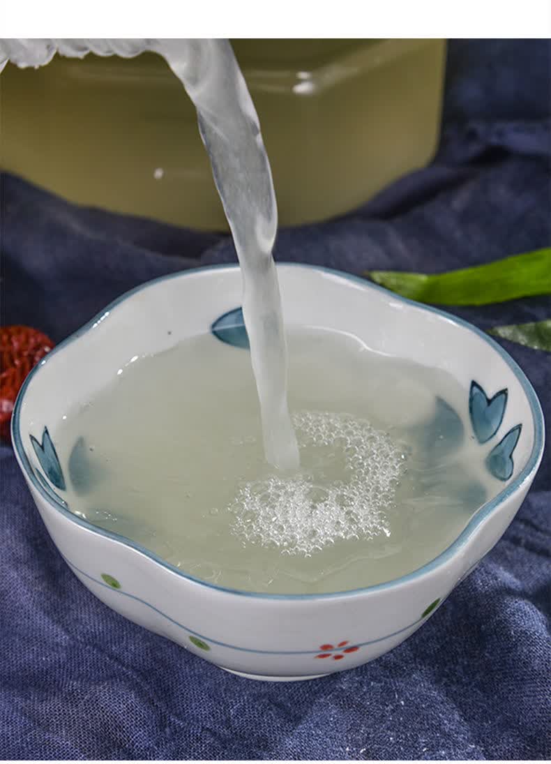 【】江西原浆糯米酒农家自酿纯甜酒酿黄酒产后哺乳醪糟汁5斤 五斤装九