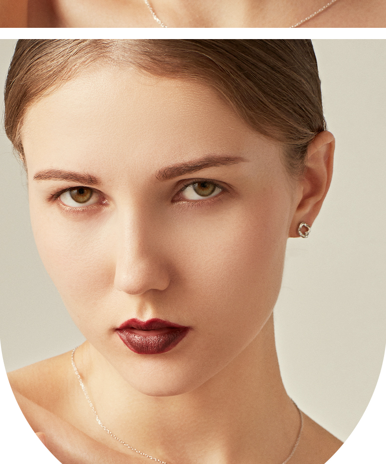 daisyfellowes黛西法罗钻石四叶草时尚简约气质百搭耳钉耳饰耳环送