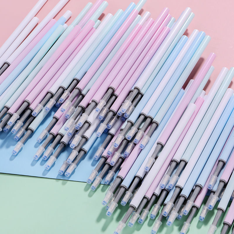 讬辰按动中性笔芯黑笔芯0.5头0.