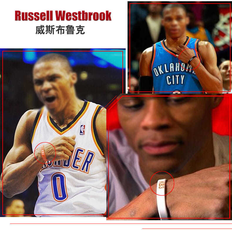 威少3手环手带手圈信仰威斯布鲁克篮球手环腕带硅胶威少whynot迷彩色