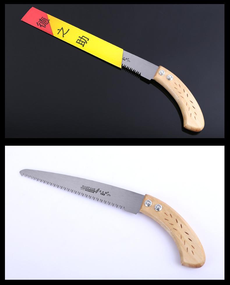 定制手工锯子家用木工切割锯木工锯手锯木把锯木神器精品迷你手锯锯片