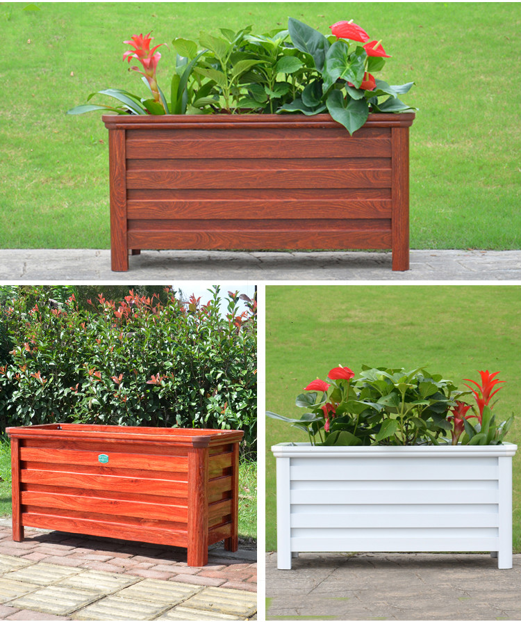 市政道路花箱铝合金花箱户外市政道路隔离景观花坛花槽庭院花草装饰