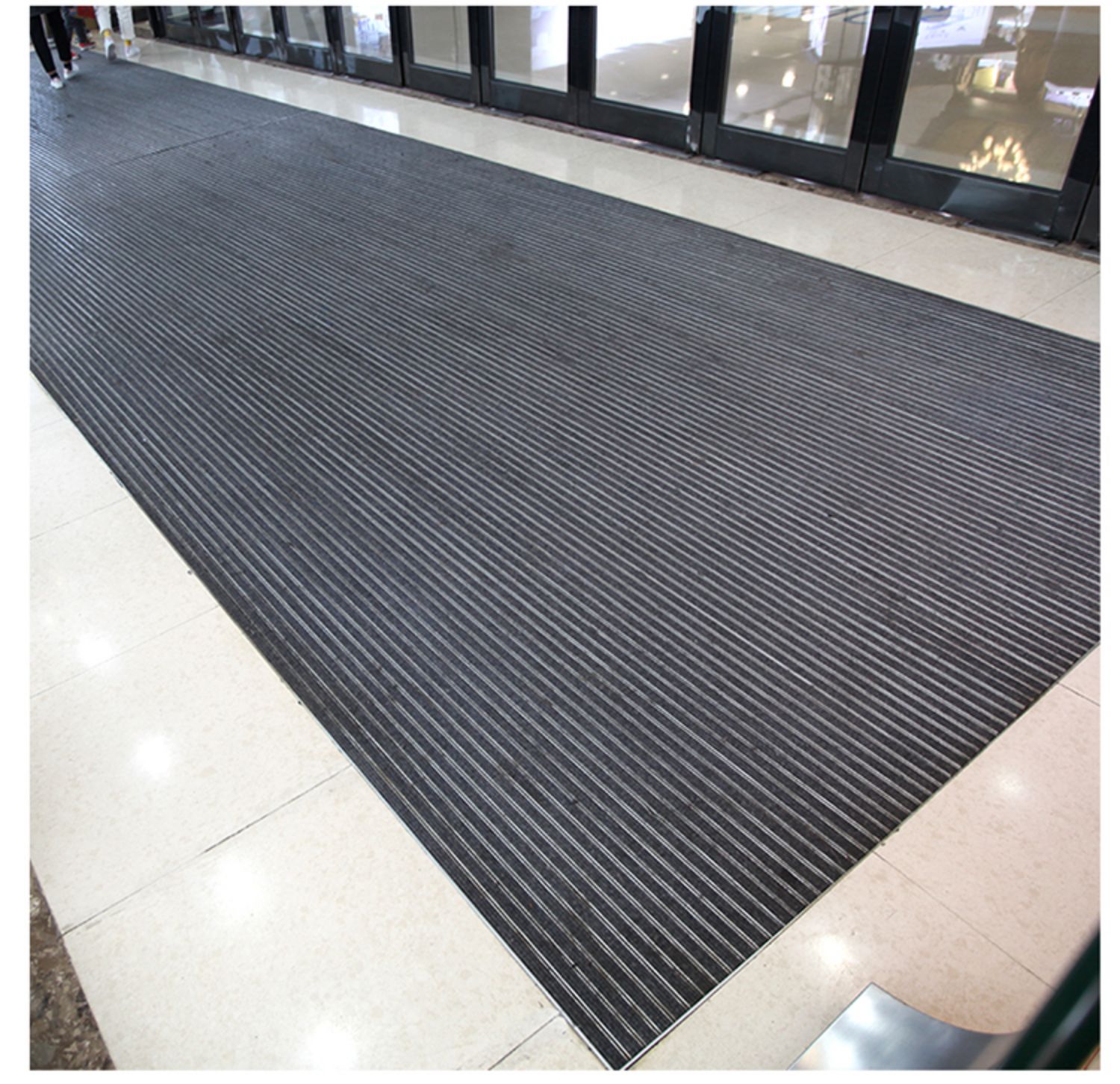 lism商用铝合金地垫商场门口防尘嵌入式除尘刮泥垫门厅蹭脚垫定做三条