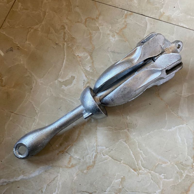 碳钢热镀锌折叠锚伞帽a锚充气橡皮艇皮划艇钓鱼船用锚 船锚游艇锚