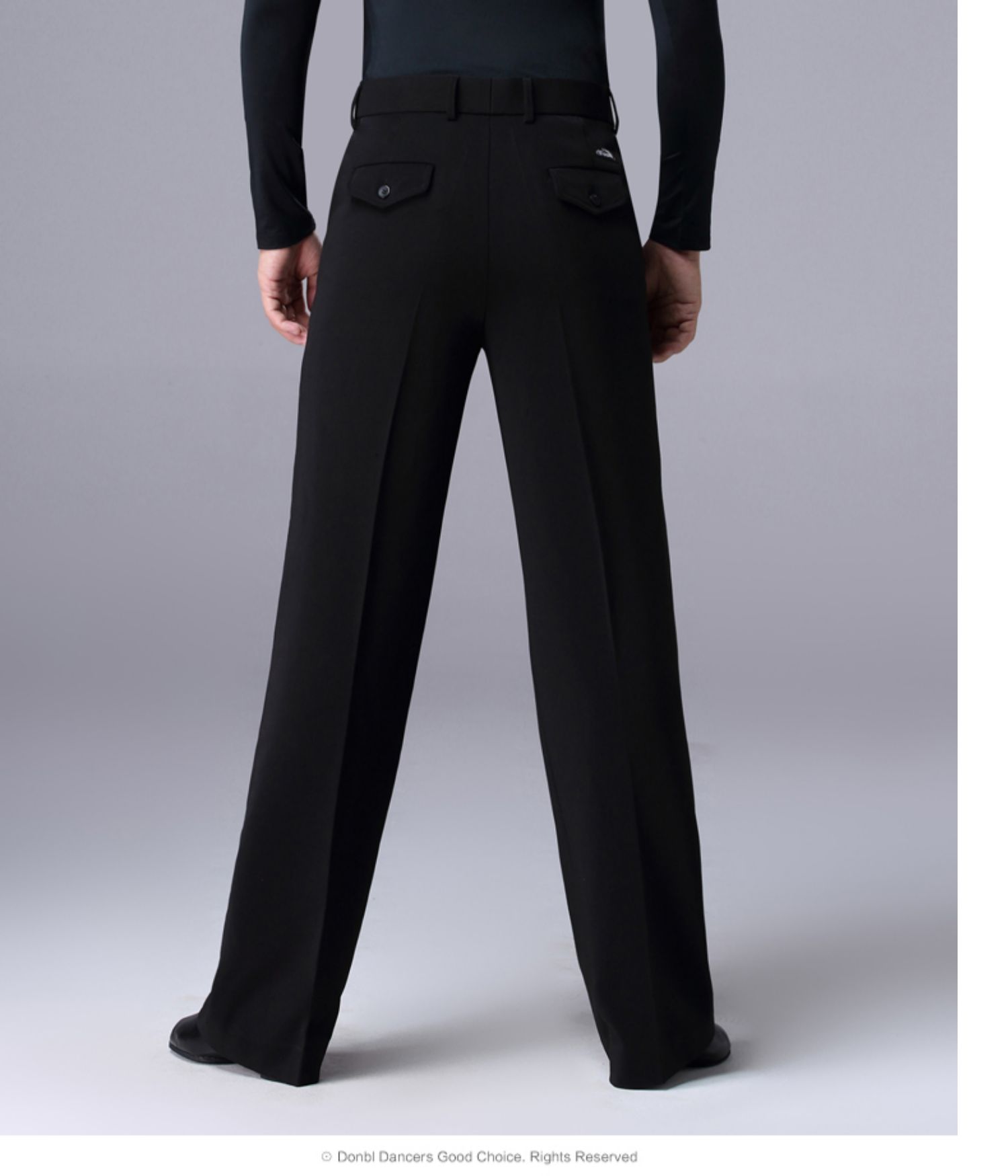 佳依乐口袋裤男士交谊舞舞裤舞蹈裤练功裤拉丁舞服装摩登长裤直筒拉丁