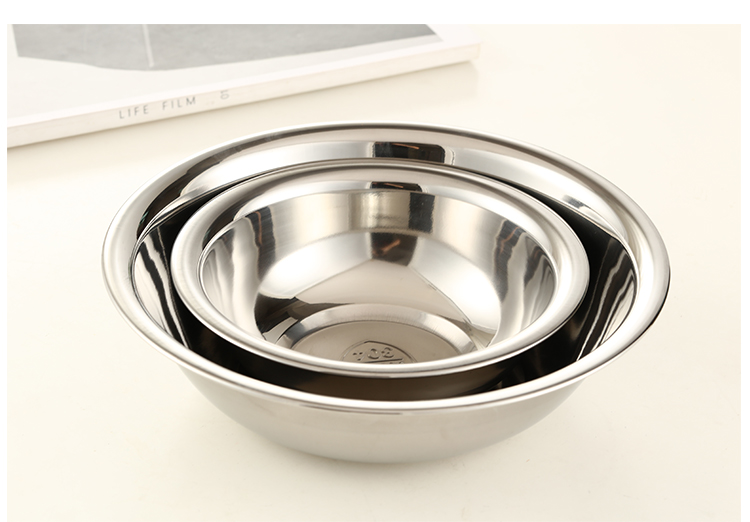 304不锈钢汤盆家用厨房盆子小号汤碗饭盆麻辣烫选菜盆食品级马斗纯正