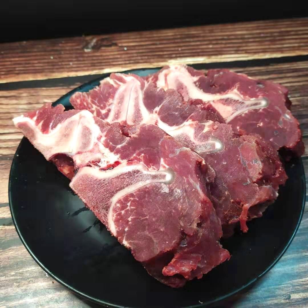 清真新鲜多肉牛蝎子牛脖骨大骨头牛脊骨带肉牛骨牛大骨3斤装多肉牛