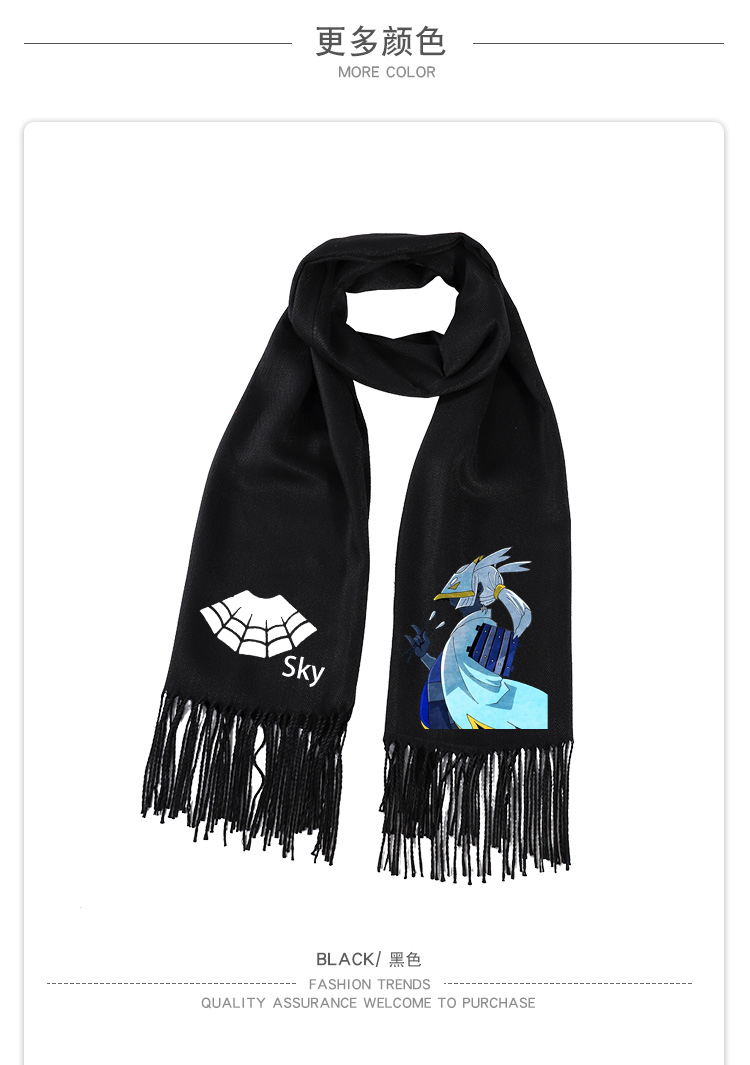 sky光遇游戏围巾男生冬季款光之后裔原宿学生黑m