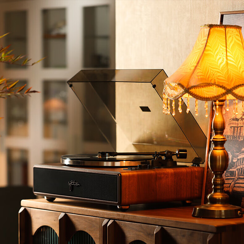 黑胶唱片机paron复古留声机现代唱机蓝牙音响胶片lp paron唱机 碧梨