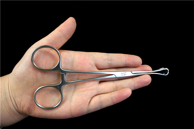 金钟肛肠科器械医用肠夹持钳jcb070夹持拉扯阑尾组织钳阑尾钳