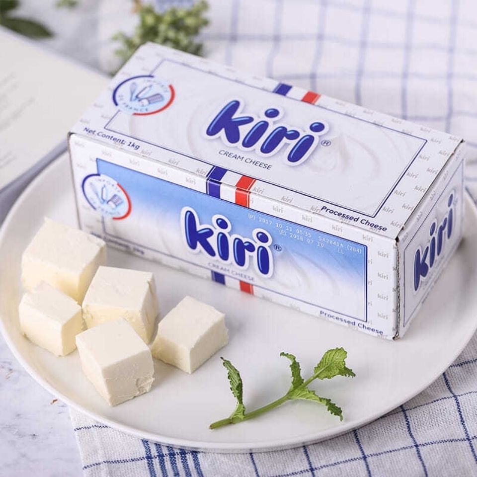 kiri凯瑞奶油奶酪220g分装凯芮奶油芝士轻乳酪蛋糕奶盖奶酪棒原料250g