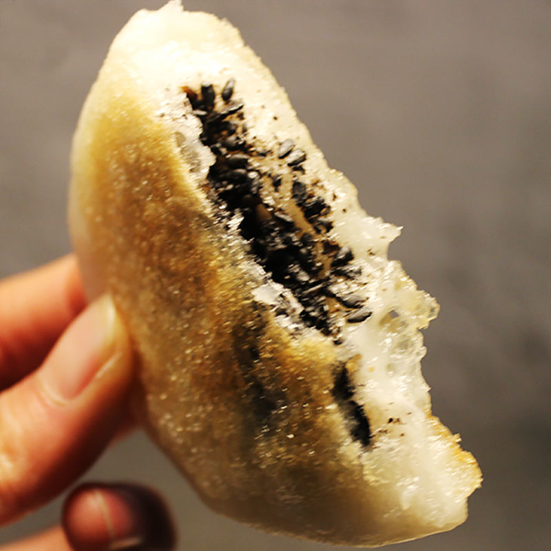 芝麻馅糍粑纯糯米手工麻糍农家湖南糯米糍粑四川广西特产糯米糍 芝麻