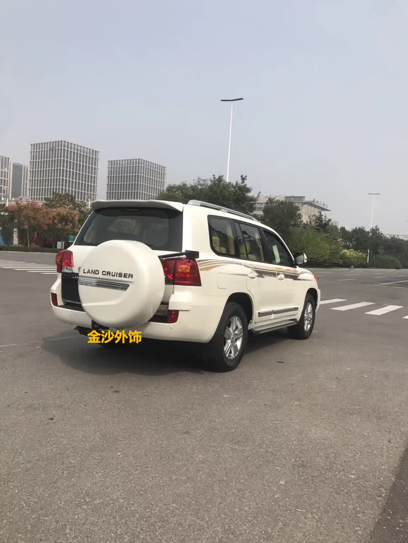 兰德酷路泽后挂备胎罩 后备胎罩07-19原车厂款中东版后挂陆巡轮胎罩