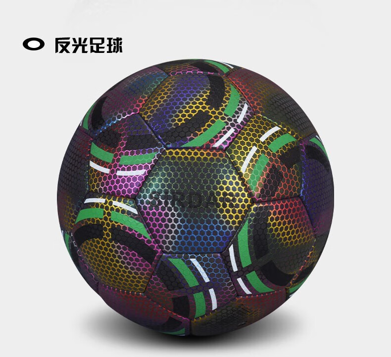 夜光足球发光反光4号儿童足球小学生专用球比赛训练用球成人5号足球