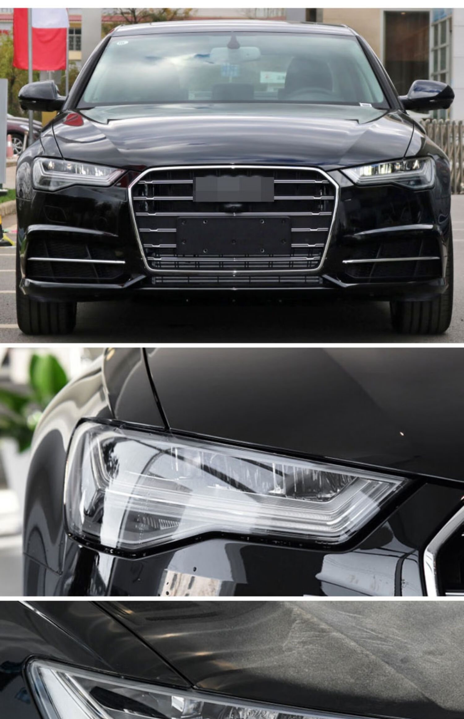 适用于奥迪a6l大灯总成161718款奥迪a6l前大灯总成led大灯全新原装